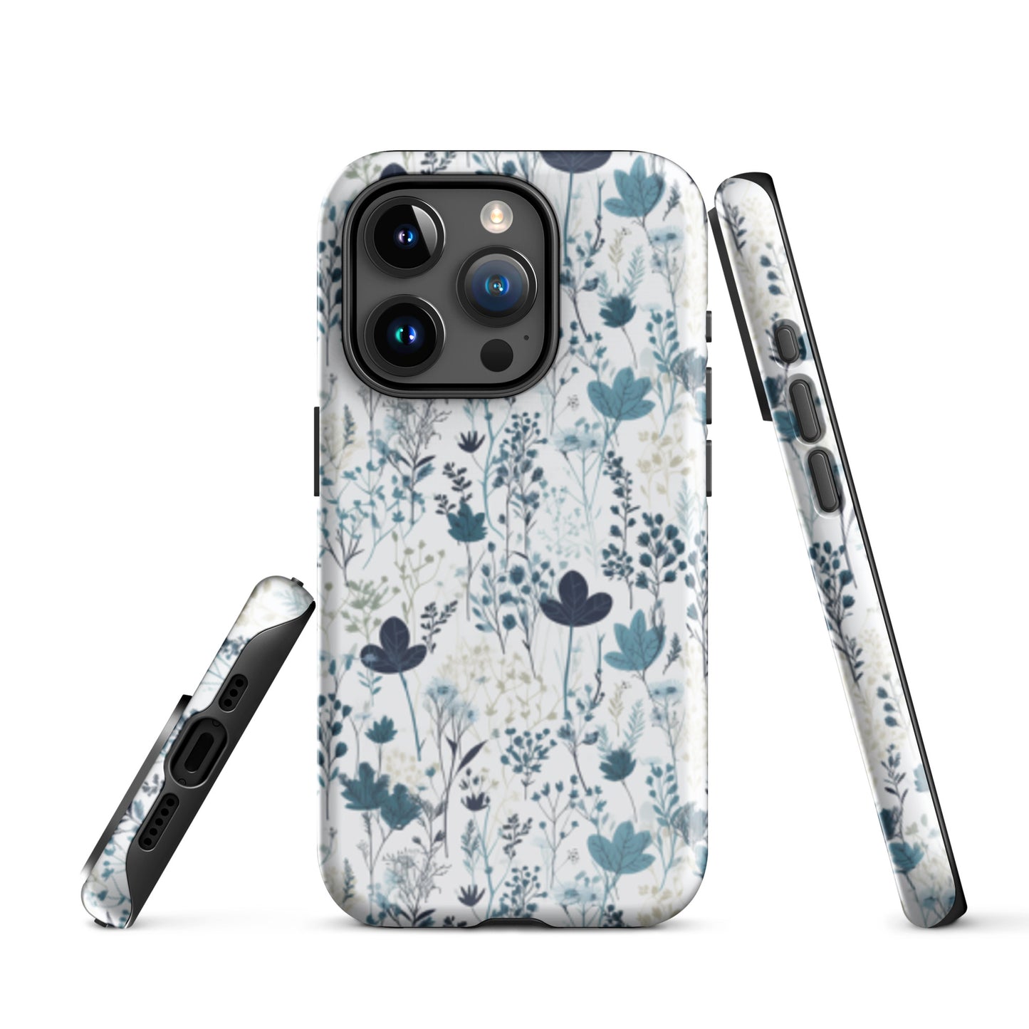 Serene Blue Wildflower - iPhone Case