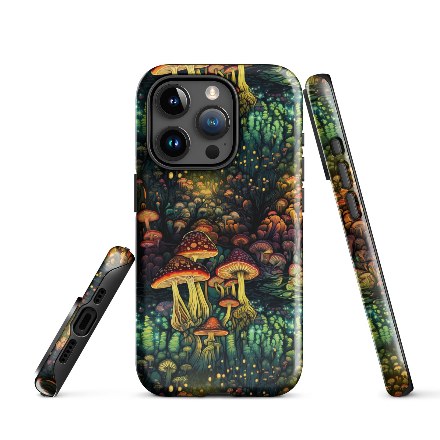 Neon Hallucinations - An Illuminated Autumn Spectacle - iPhone Case