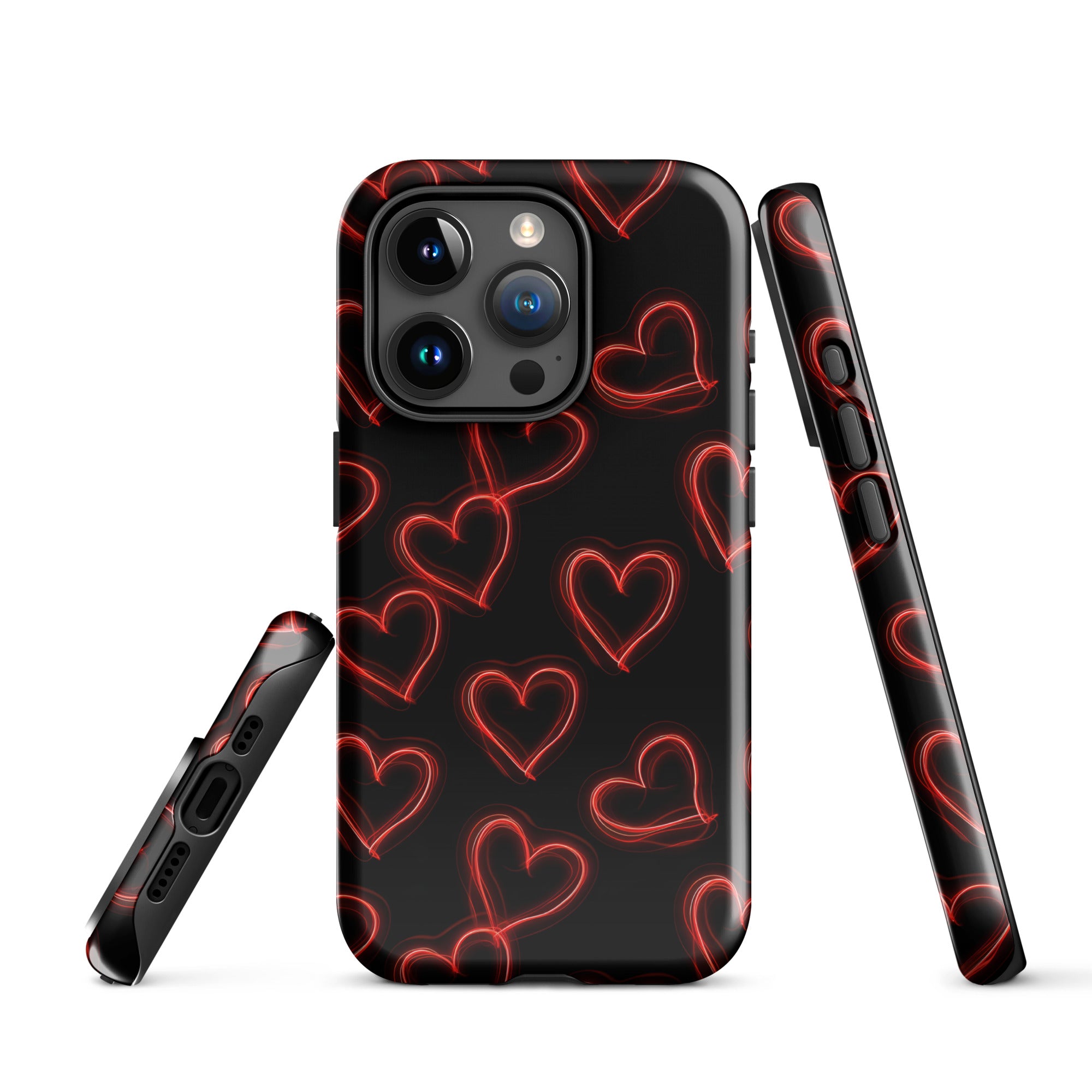 Neon Heartbeat - iPhone Case