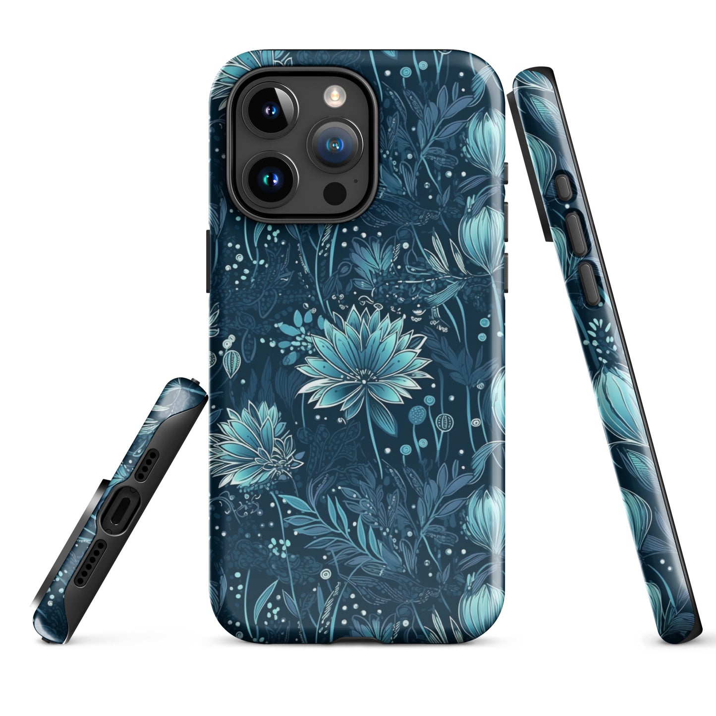 Metallic Blue Scilla - Shimmering Spring - iPhone Case