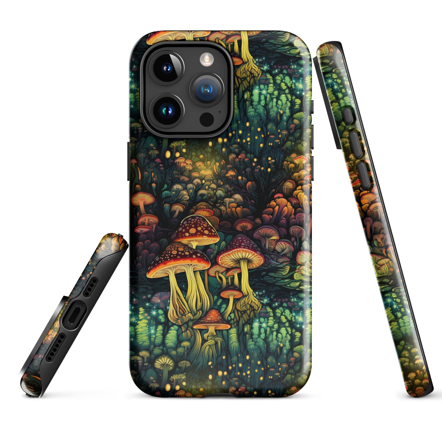 Neon Hallucinations - An Illuminated Autumn Spectacle - iPhone Case