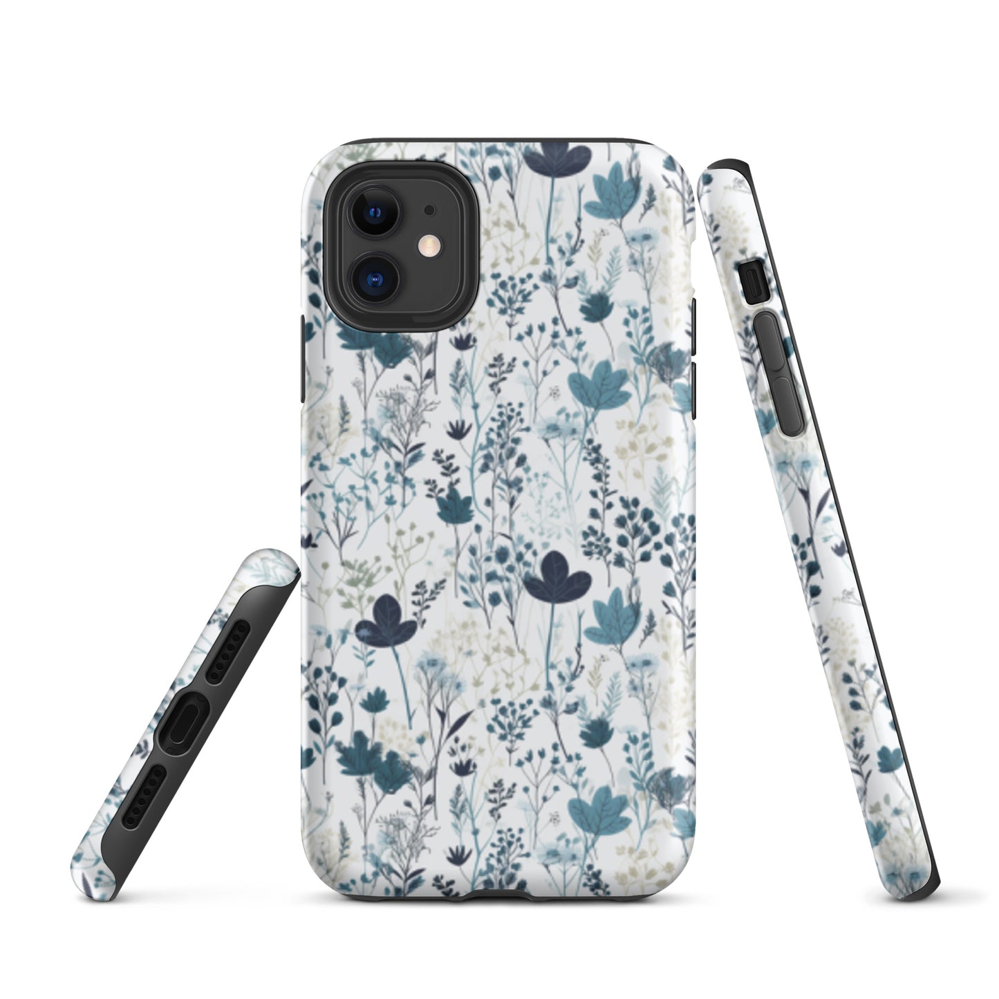 Serene Blue Wildflower - iPhone Case