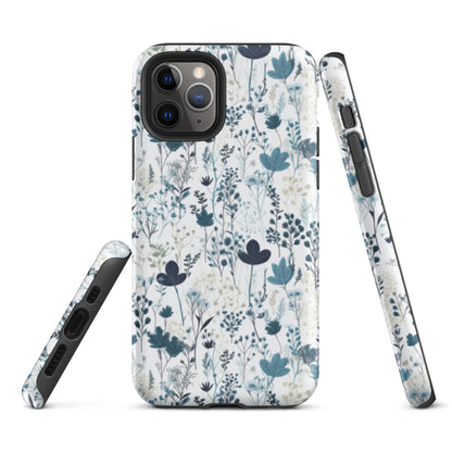 Serene Blue Wildflower - iPhone Case