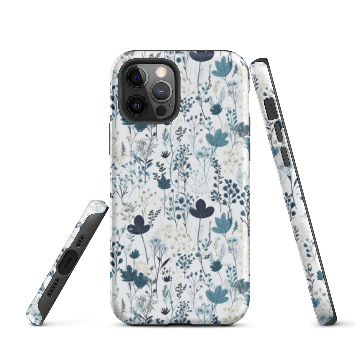 Serene Blue Wildflower - iPhone Case