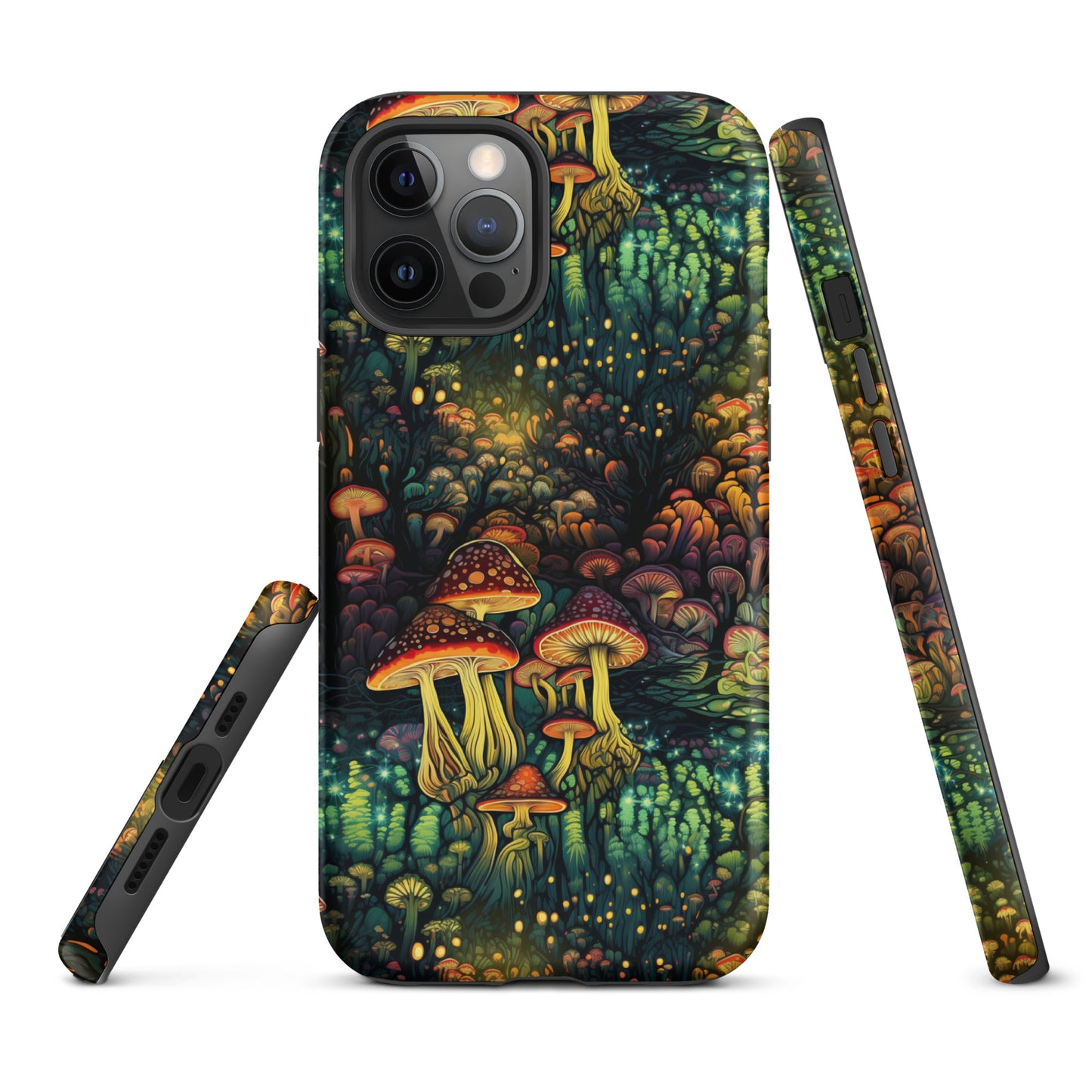 Neon Hallucinations - An Illuminated Autumn Spectacle - iPhone Case