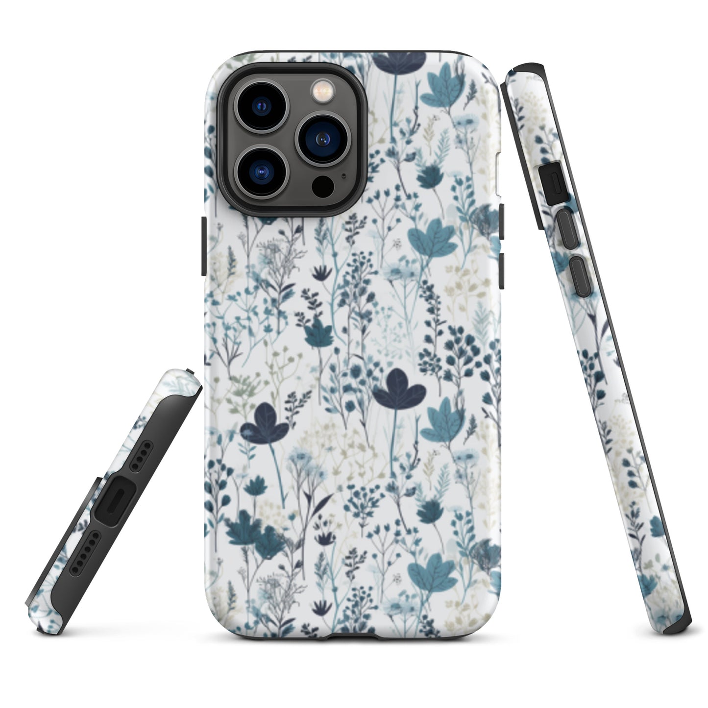 Serene Blue Wildflower - iPhone Case