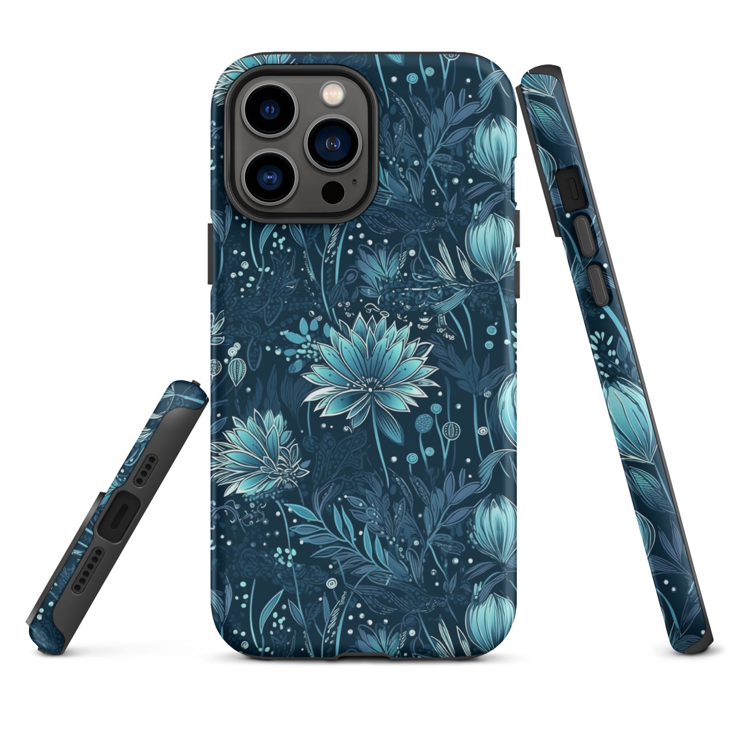 Metallic Blue Scilla - Shimmering Spring - iPhone Case