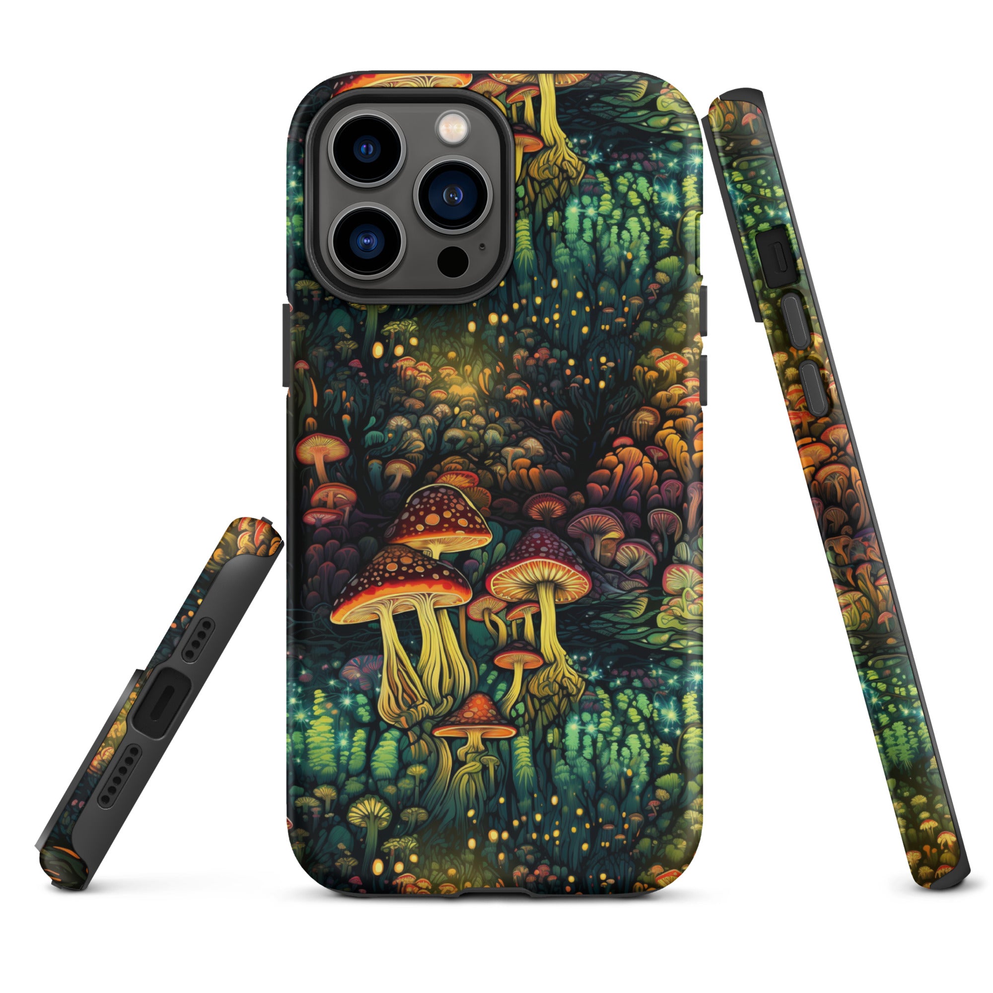 Neon Hallucinations - An Illuminated Autumn Spectacle - iPhone Case