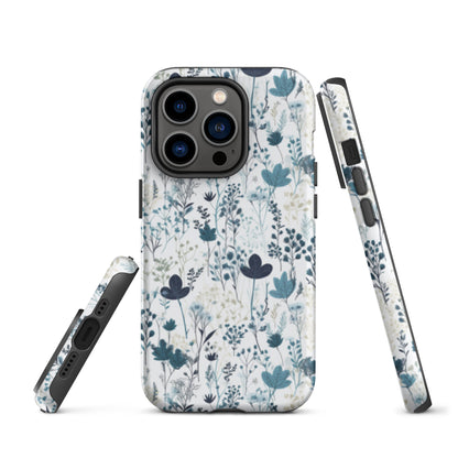 Serene Blue Wildflower - iPhone Case