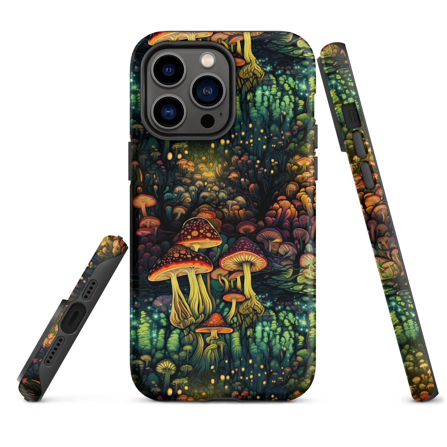 Neon Hallucinations - An Illuminated Autumn Spectacle - iPhone Case