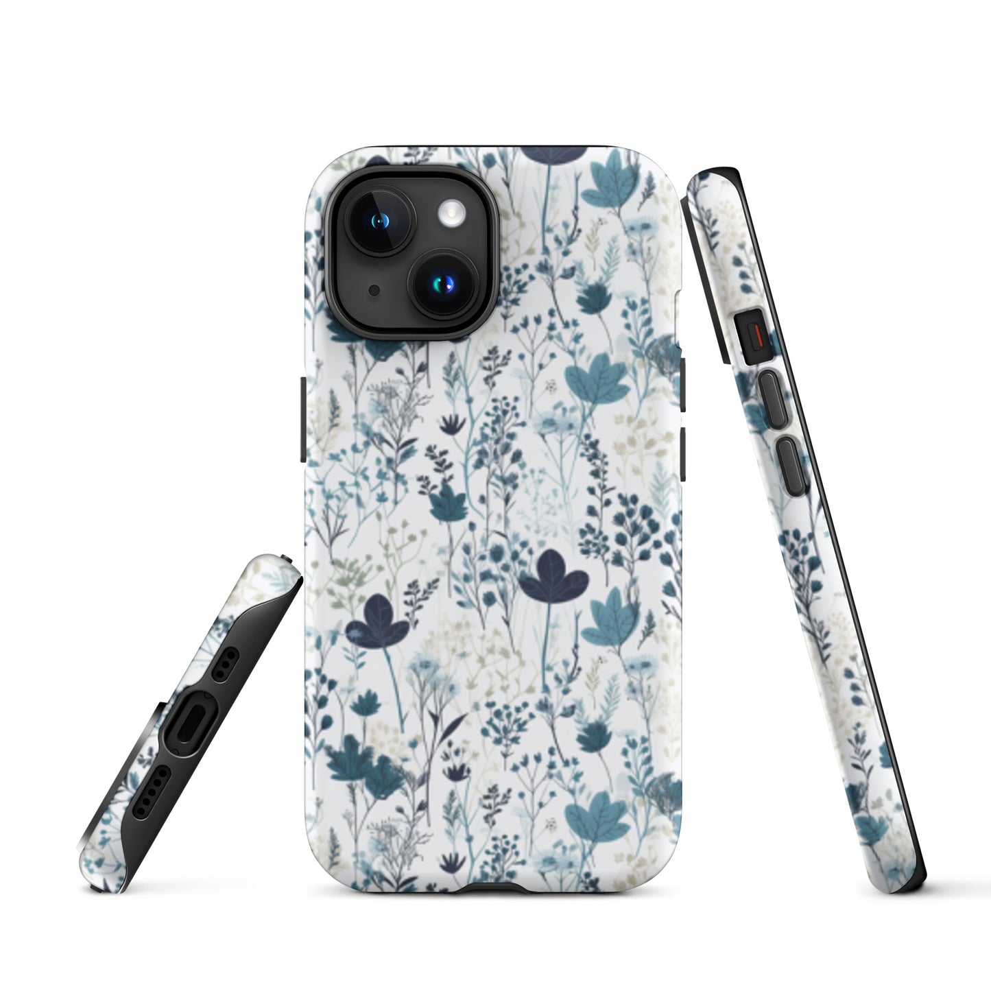 Serene Blue Wildflower - iPhone Case