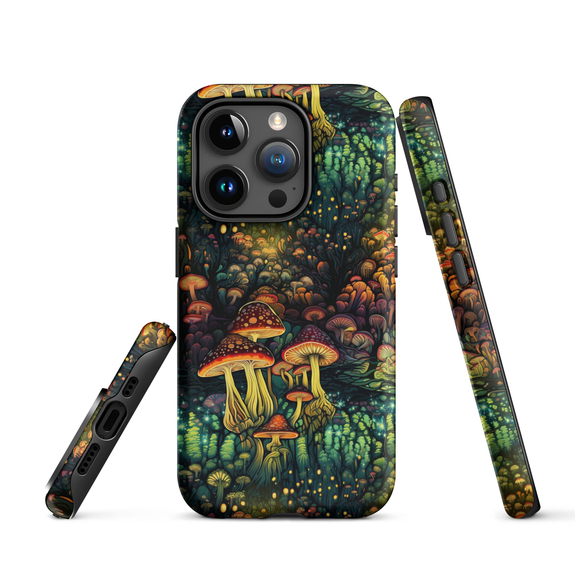 Neon Hallucinations - An Illuminated Autumn Spectacle - iPhone Case