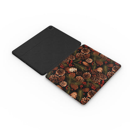 Winter Berries - Pinecone Profusion - iPad Case