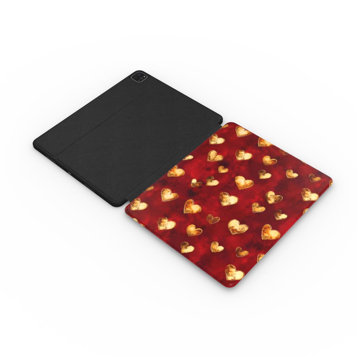 Midas Touch: Gilded Hearts - Luxe Love - iPad Case