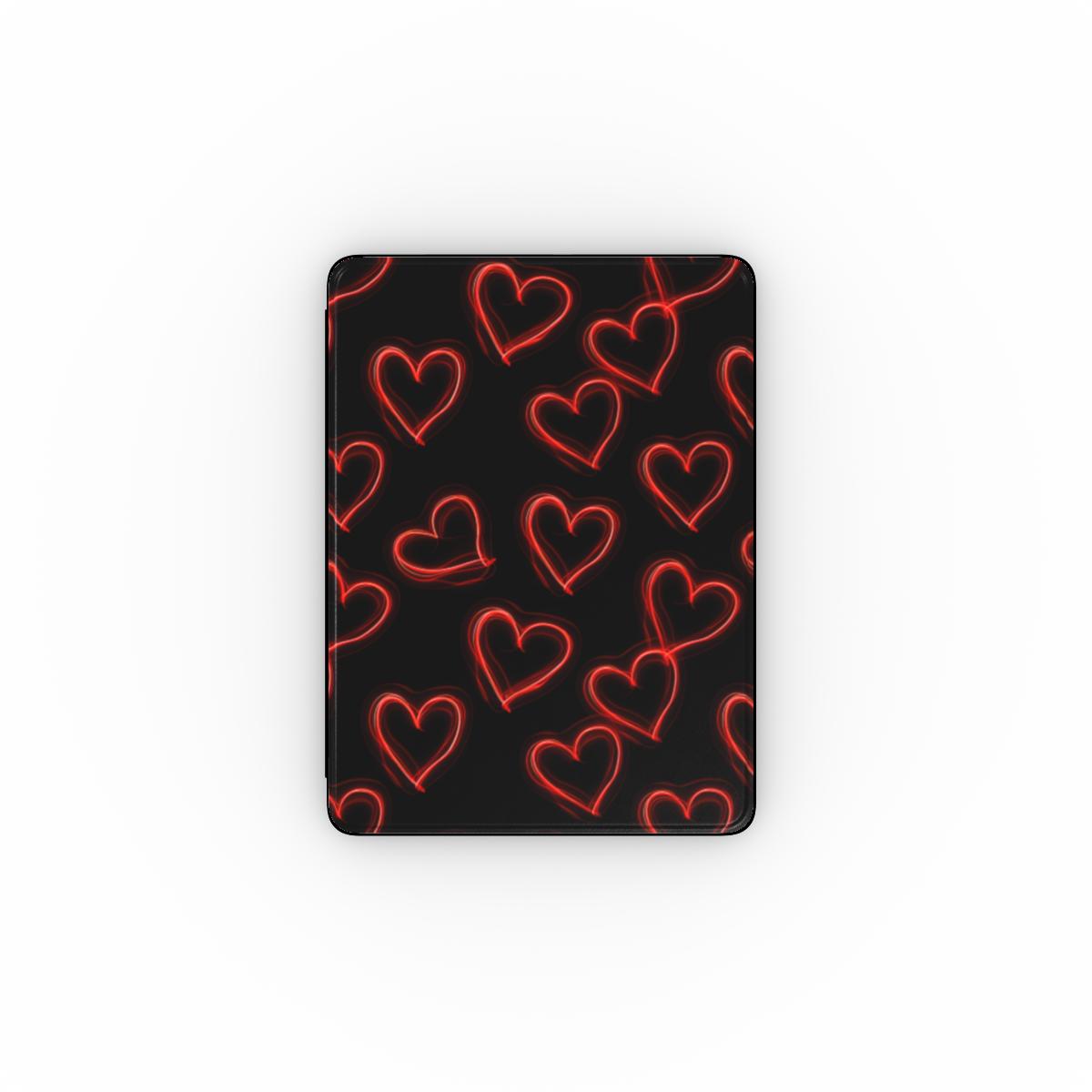 Neon Heartbeat: Fluorescent Flame - iPad Case