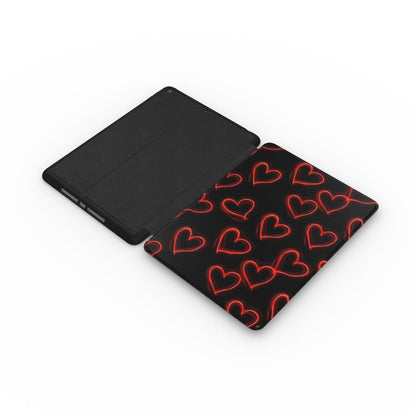 Neon Heartbeat: Fluorescent Flame - iPad Case