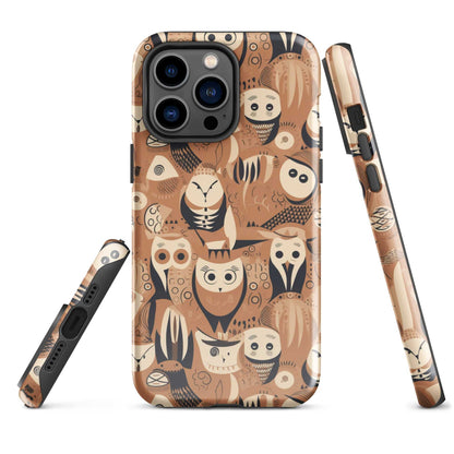 Abstract Owl - Harmony - iPhone Case - Pattern Symphony