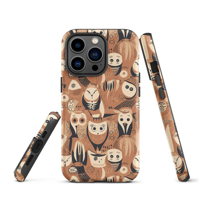 Abstract Owl - Harmony - iPhone Case - Pattern Symphony