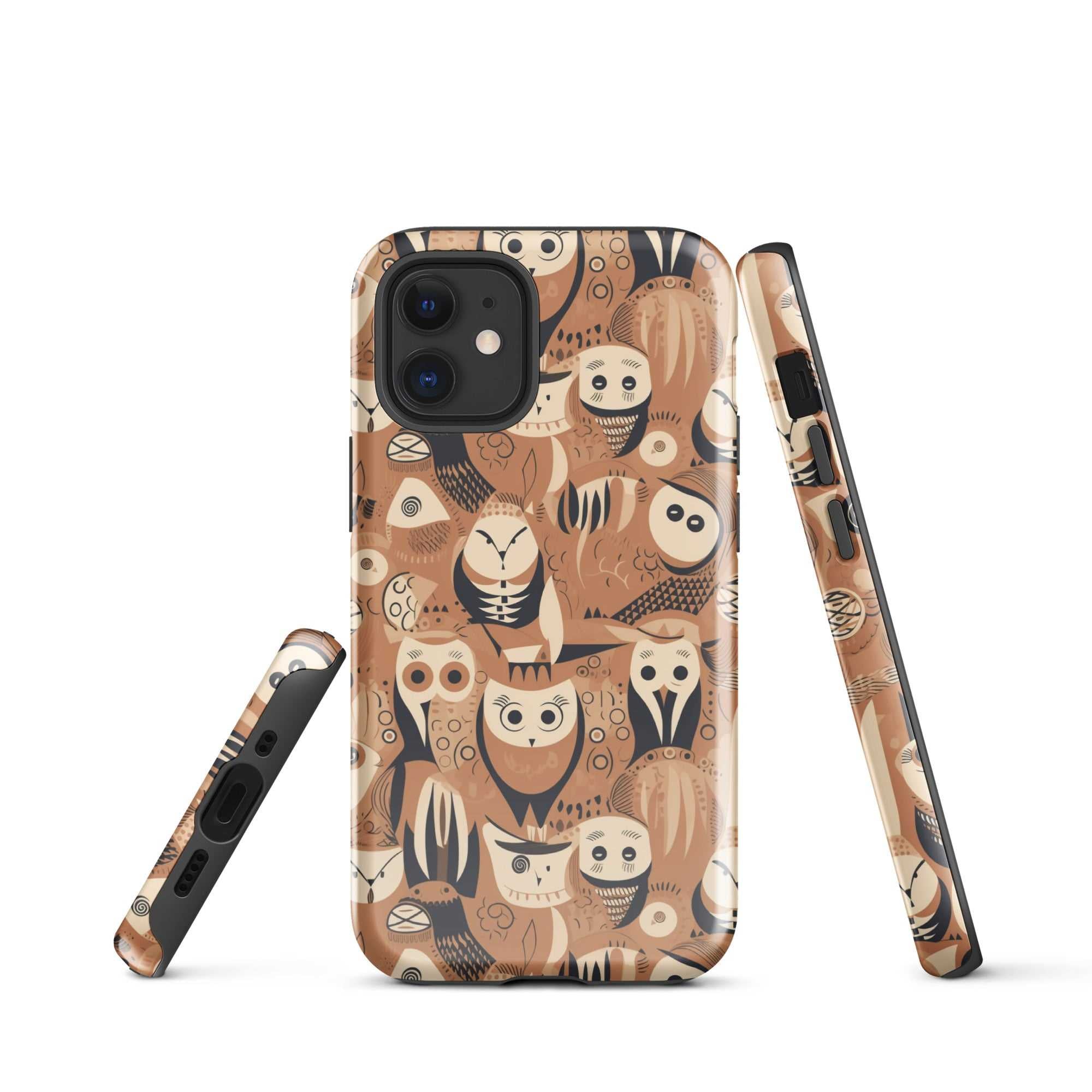 Abstract Owl - Harmony - iPhone Case - Pattern Symphony