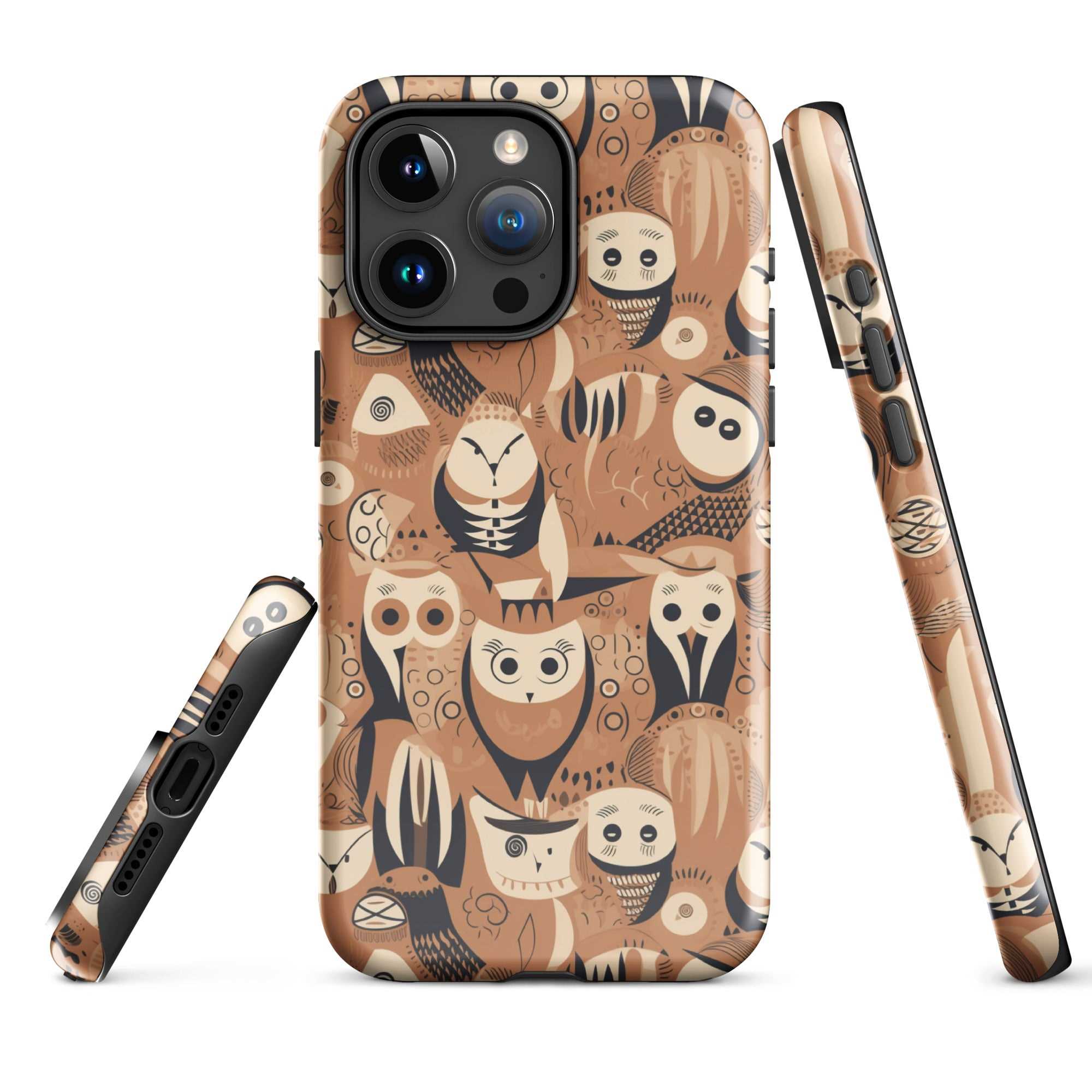 Abstract Owl - Harmony - iPhone Case - Pattern Symphony