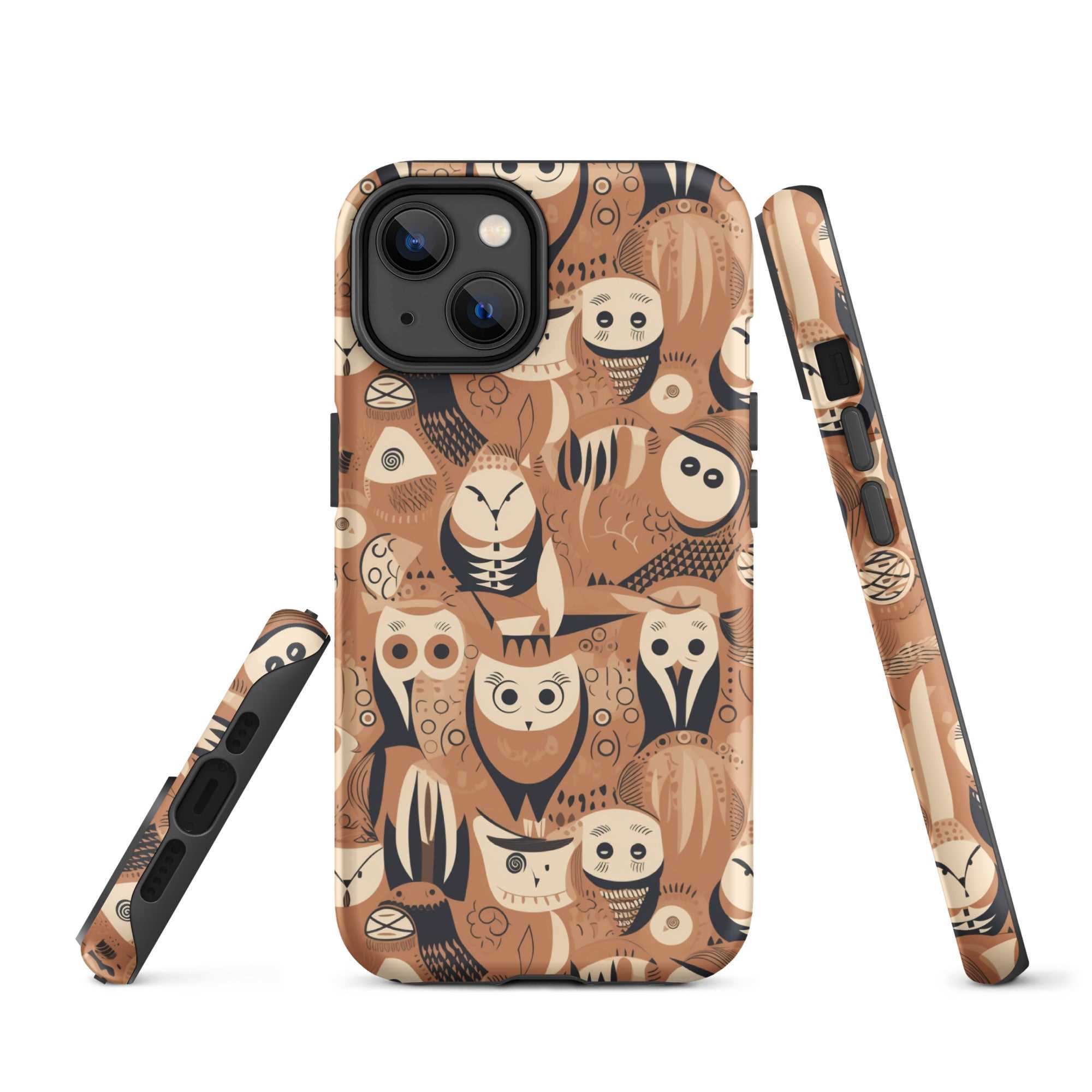 Abstract Owl - Harmony - iPhone Case - Pattern Symphony