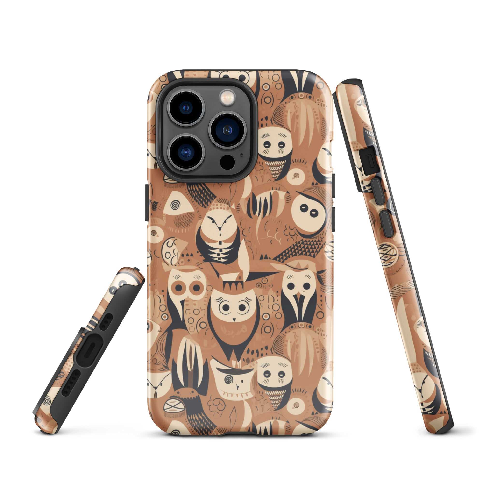 Abstract Owl - Harmony - iPhone Case - Pattern Symphony