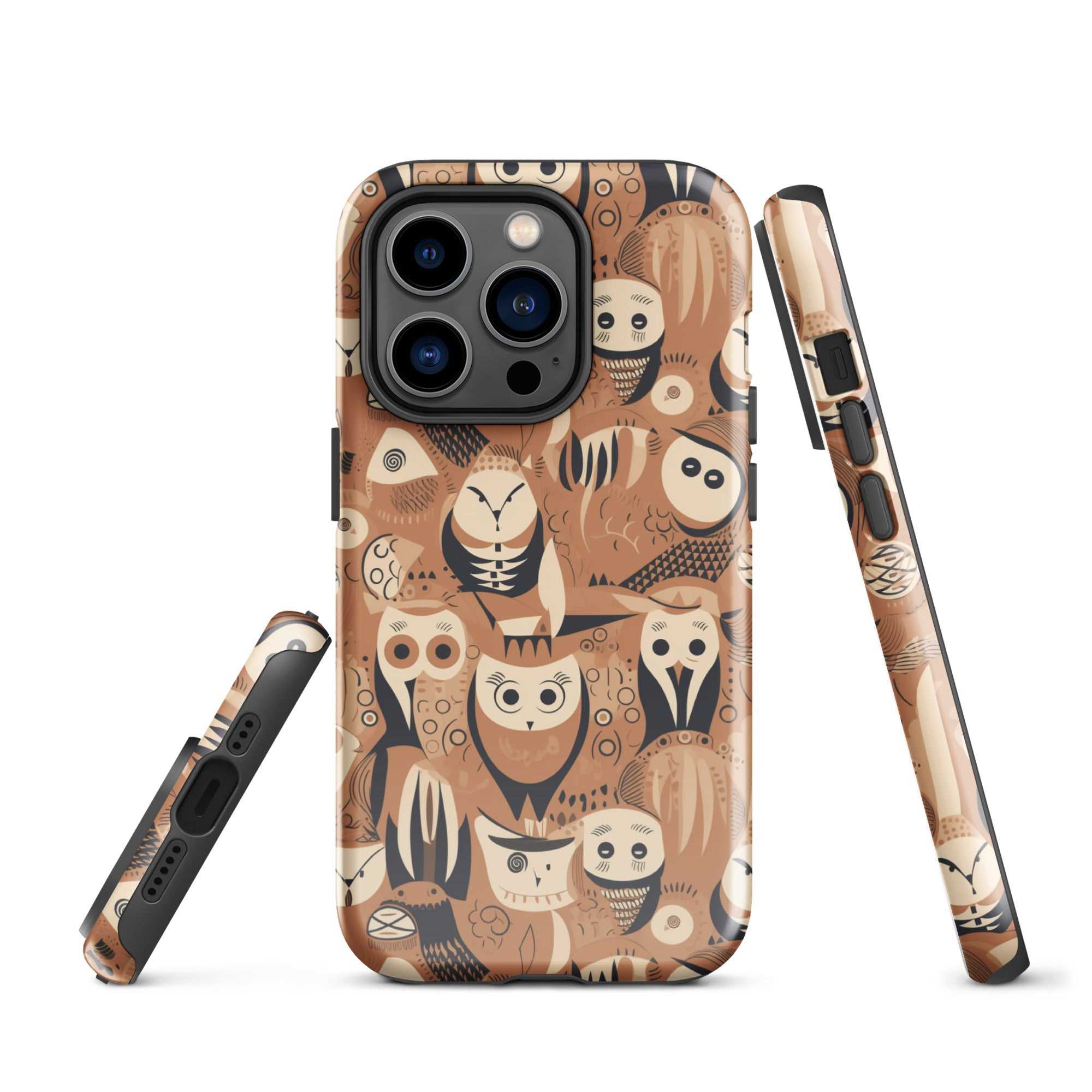 Abstract Owl - Harmony - iPhone Case - Pattern Symphony