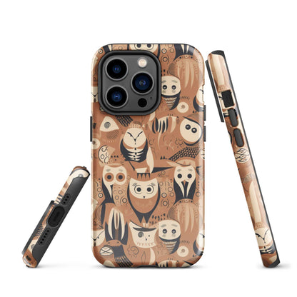 Abstract Owl - Harmony - iPhone Case - Pattern Symphony