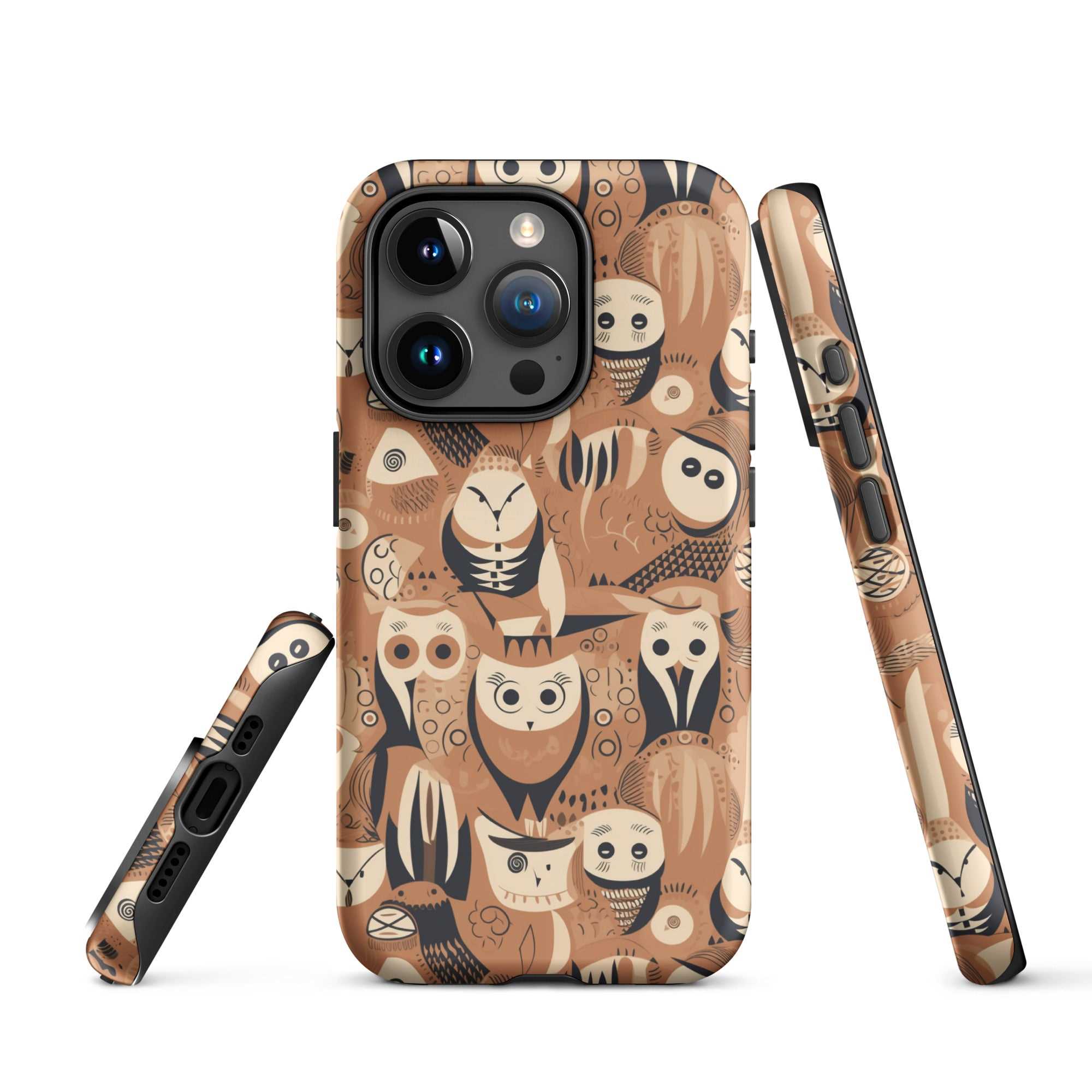 Abstract Owl - Harmony - iPhone Case - Pattern Symphony