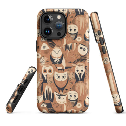 Abstract Owl - Harmony - iPhone Case - Pattern Symphony