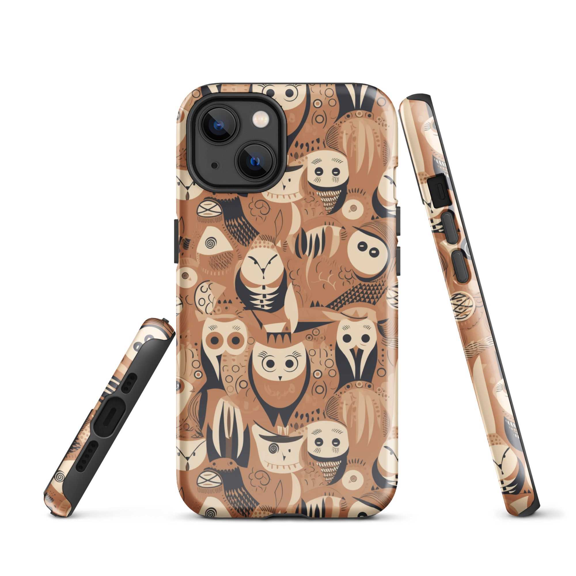 Abstract Owl - Harmony - iPhone Case - Pattern Symphony