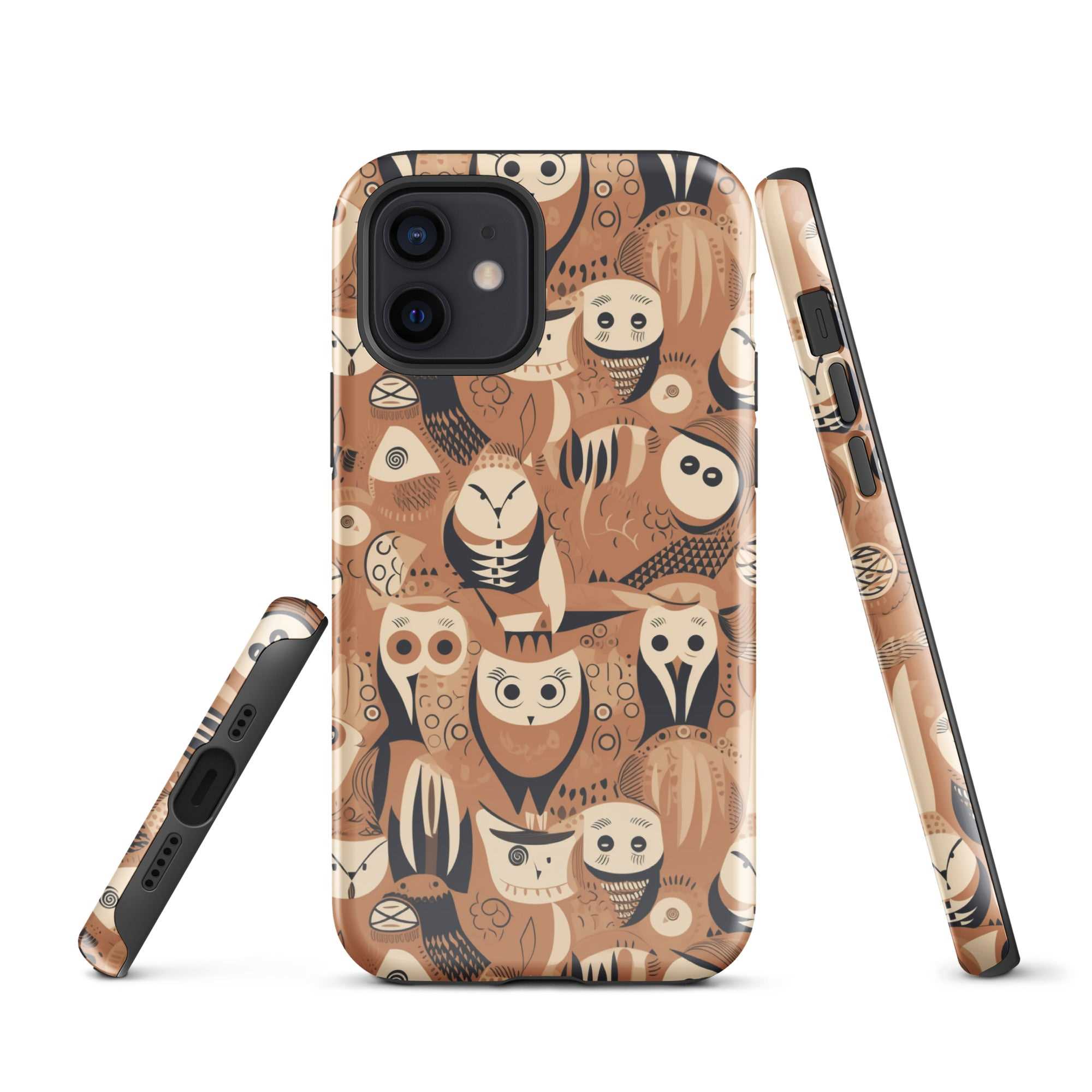 Abstract Owl - Harmony - iPhone Case - Pattern Symphony