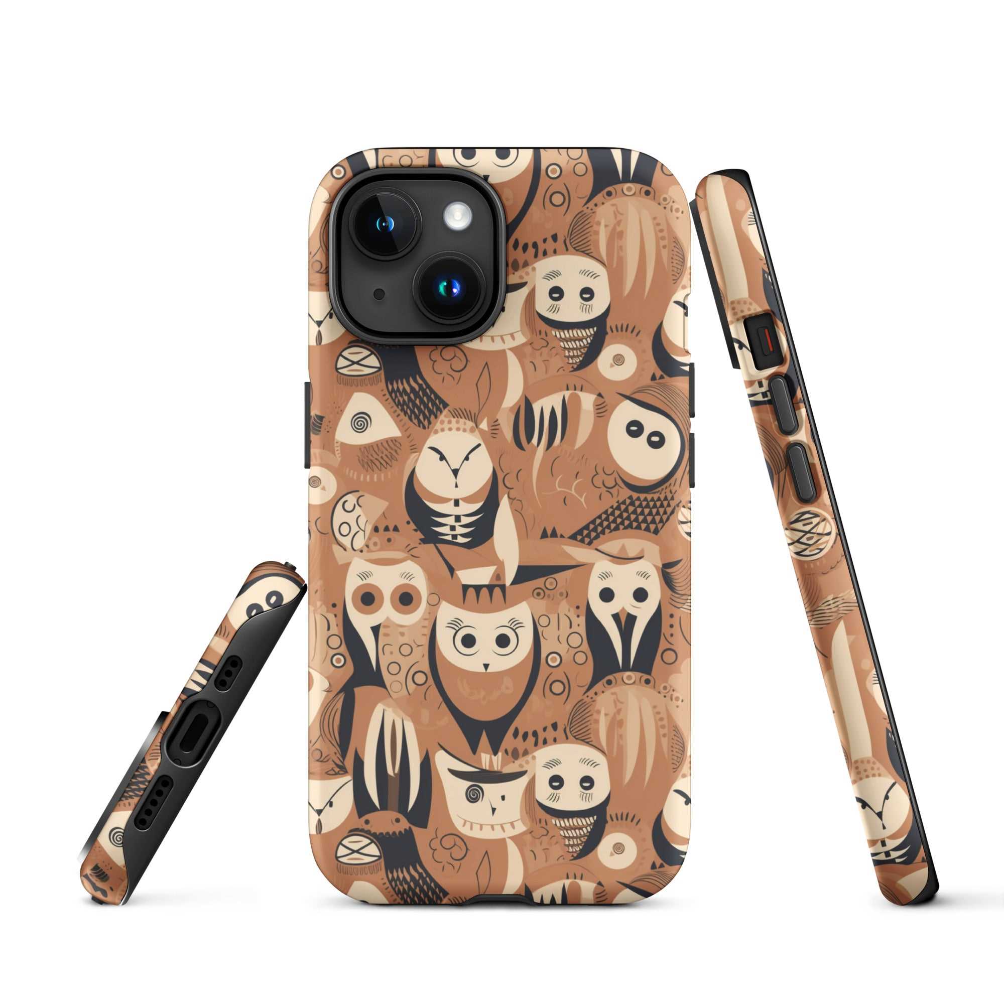 Abstract Owl - Harmony - iPhone Case - Pattern Symphony