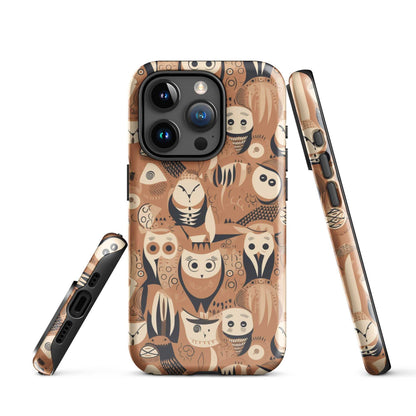 Abstract Owl - Harmony - iPhone Case - Pattern Symphony