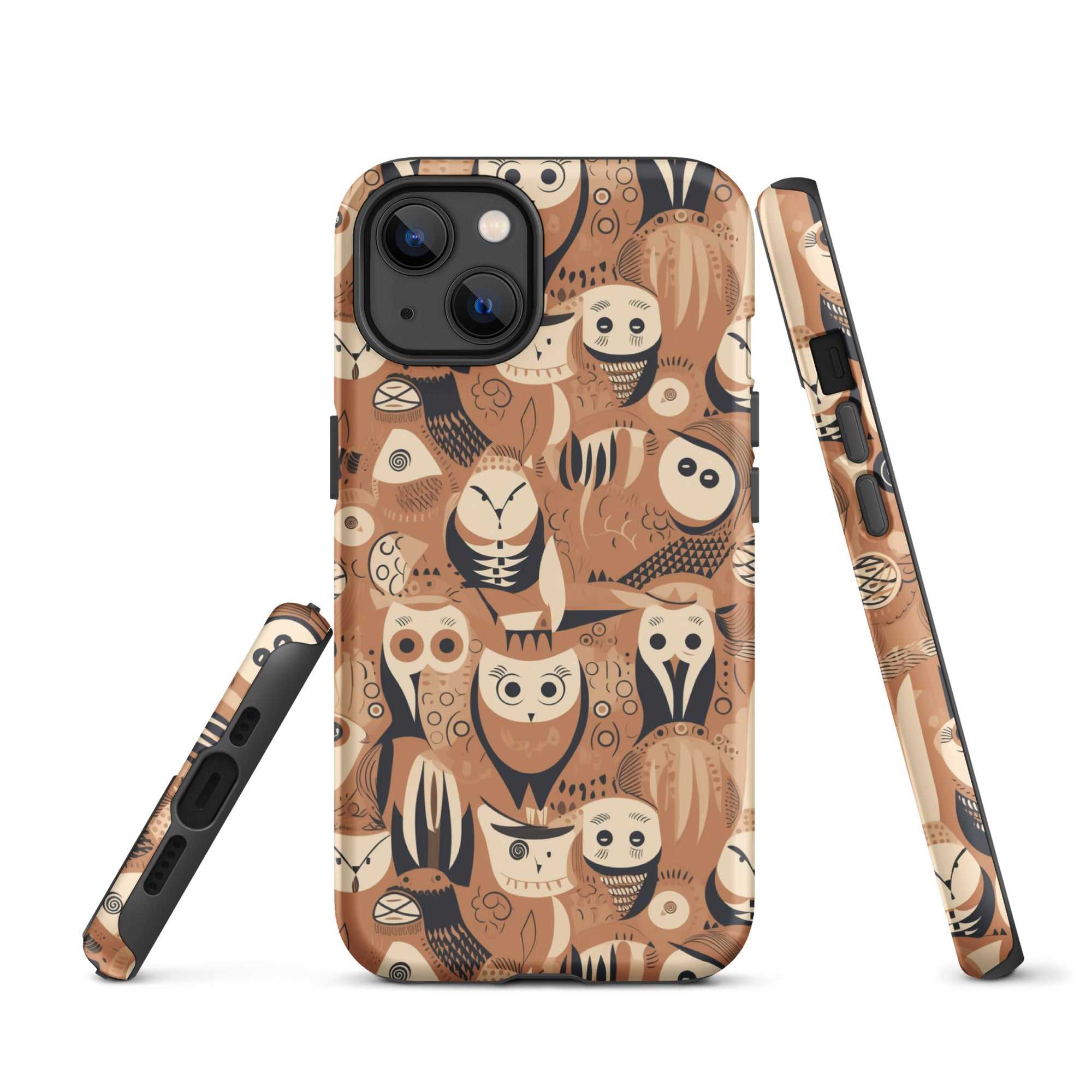 Abstract Owl - Harmony - iPhone Case - Pattern Symphony