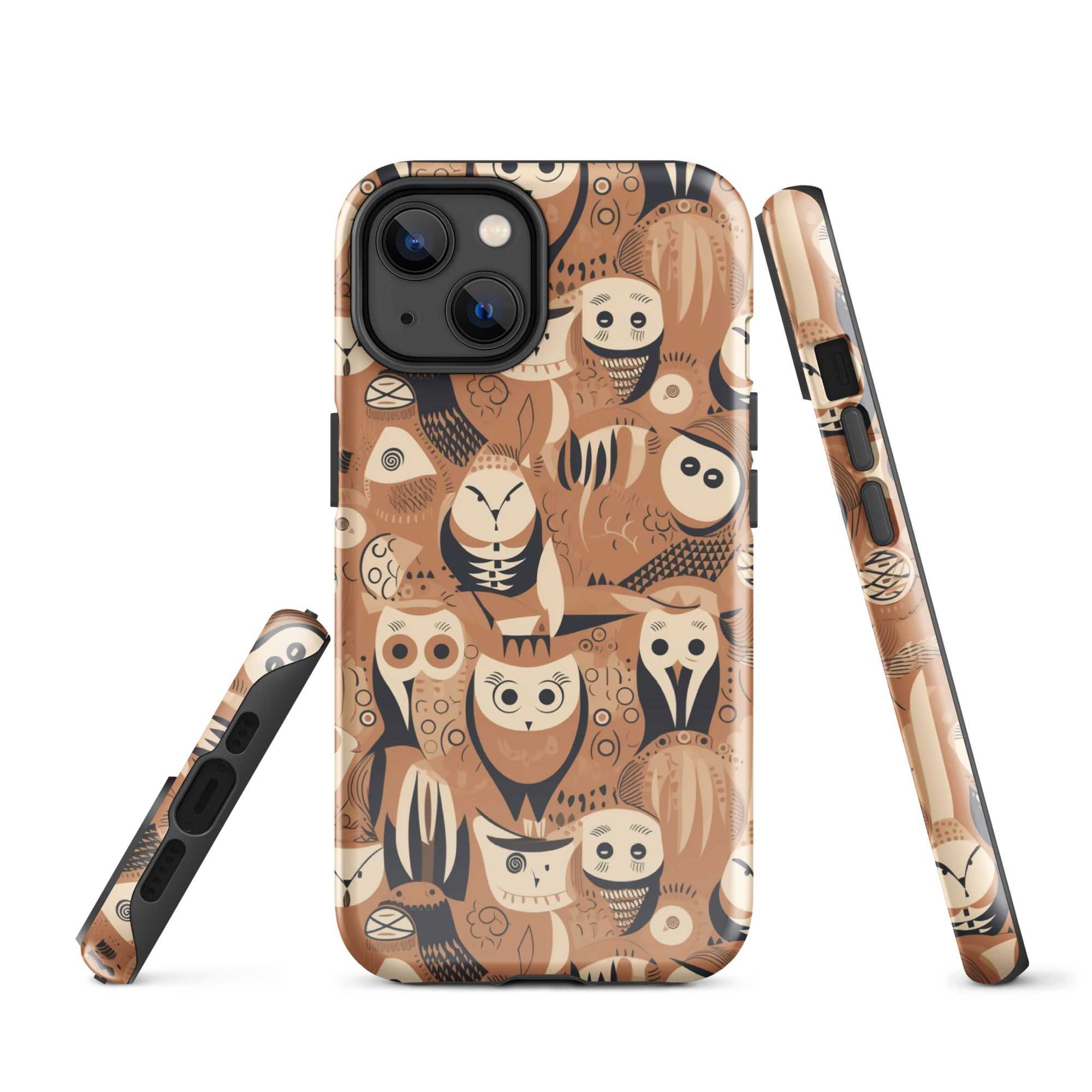 Abstract Owl - Harmony - iPhone Case - Pattern Symphony