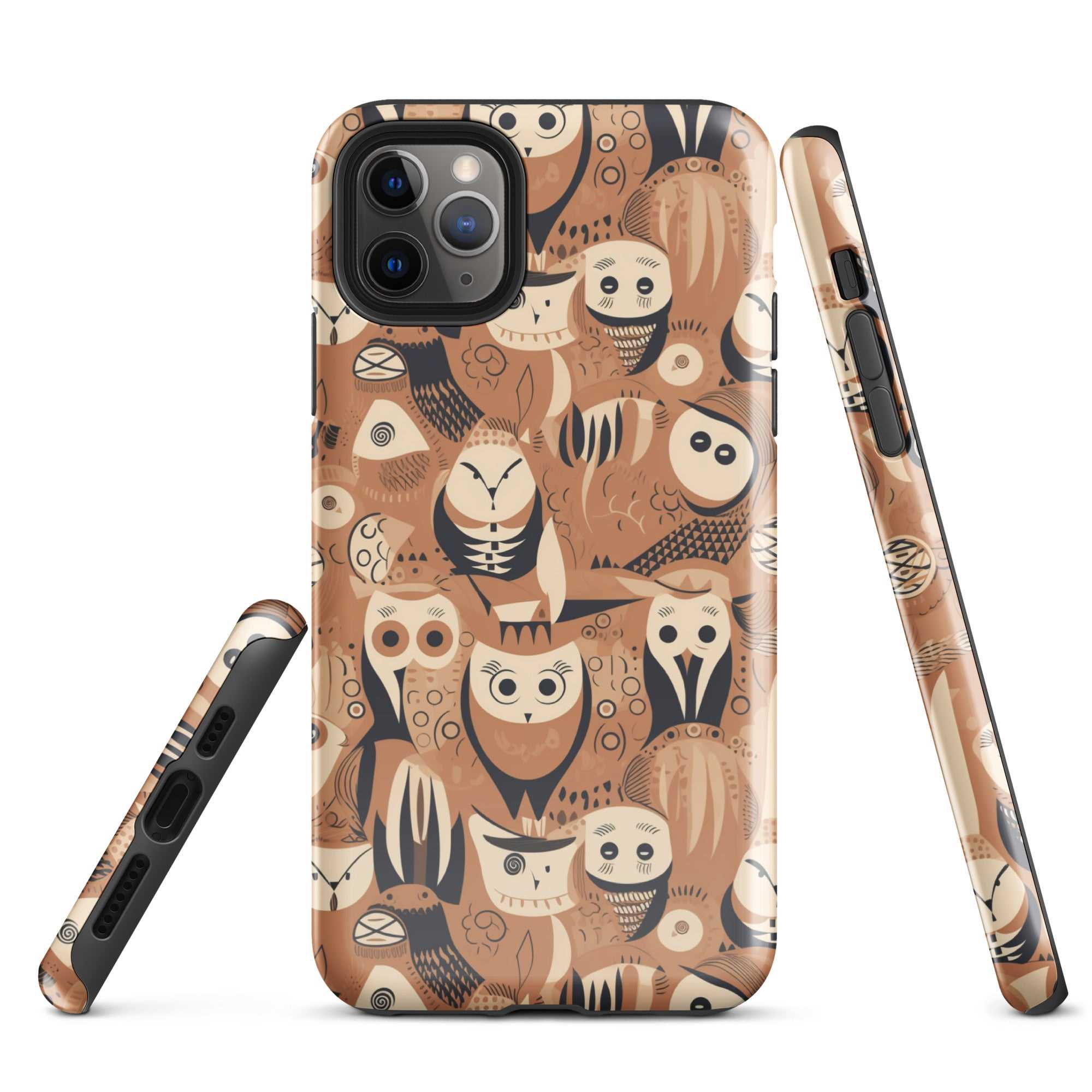 Abstract Owl - Harmony - iPhone Case - Pattern Symphony