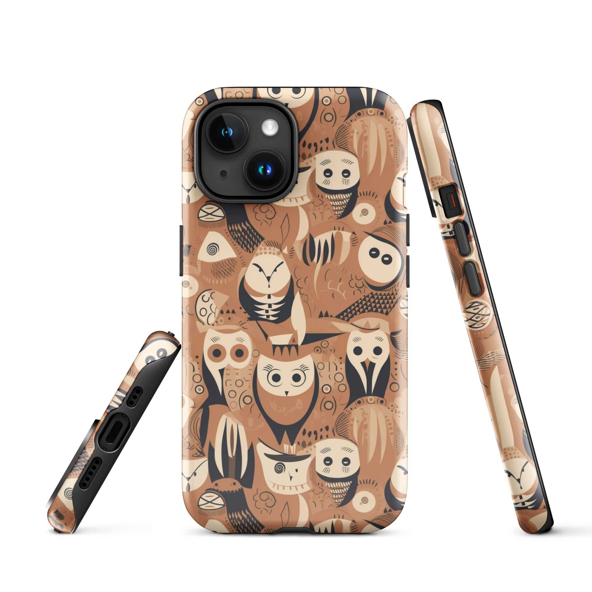 Abstract Owl - Harmony - iPhone Case - Pattern Symphony