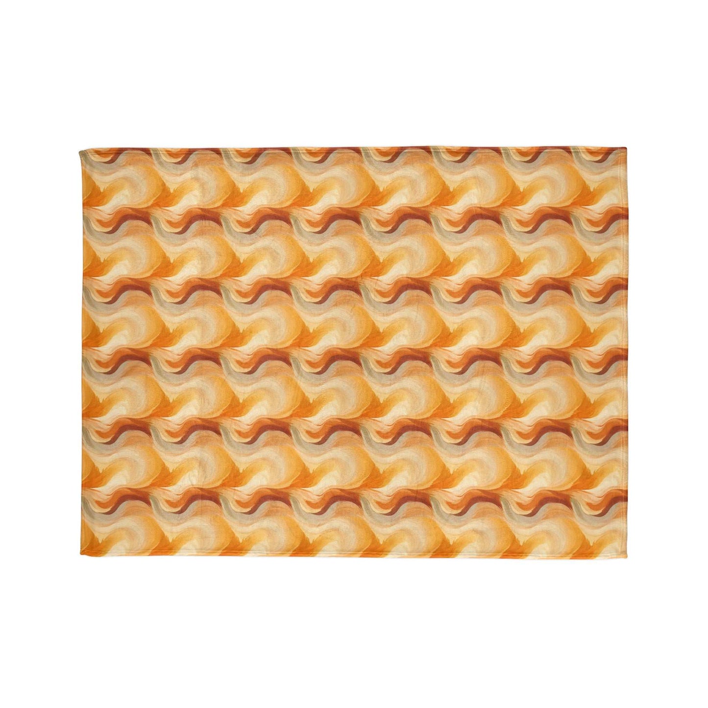 Amber Waves: The Breath of Autumn - The Ideal Throw for Sofas - Pattern Symphony