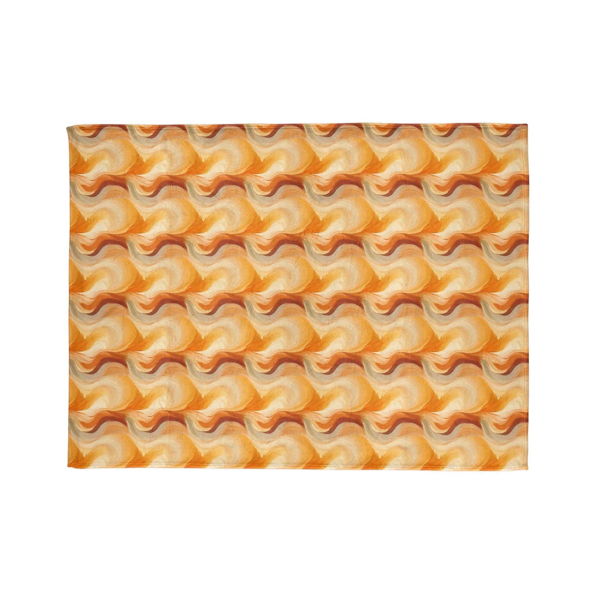 Amber Waves: The Breath of Autumn - The Ideal Throw for Sofas - Pattern Symphony