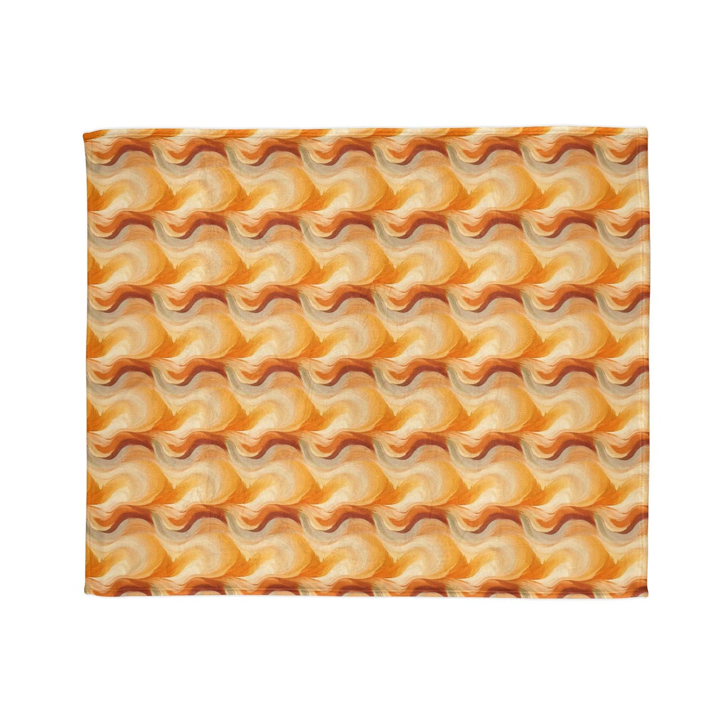 Amber Waves: The Breath of Autumn - The Ideal Throw for Sofas - Pattern Symphony