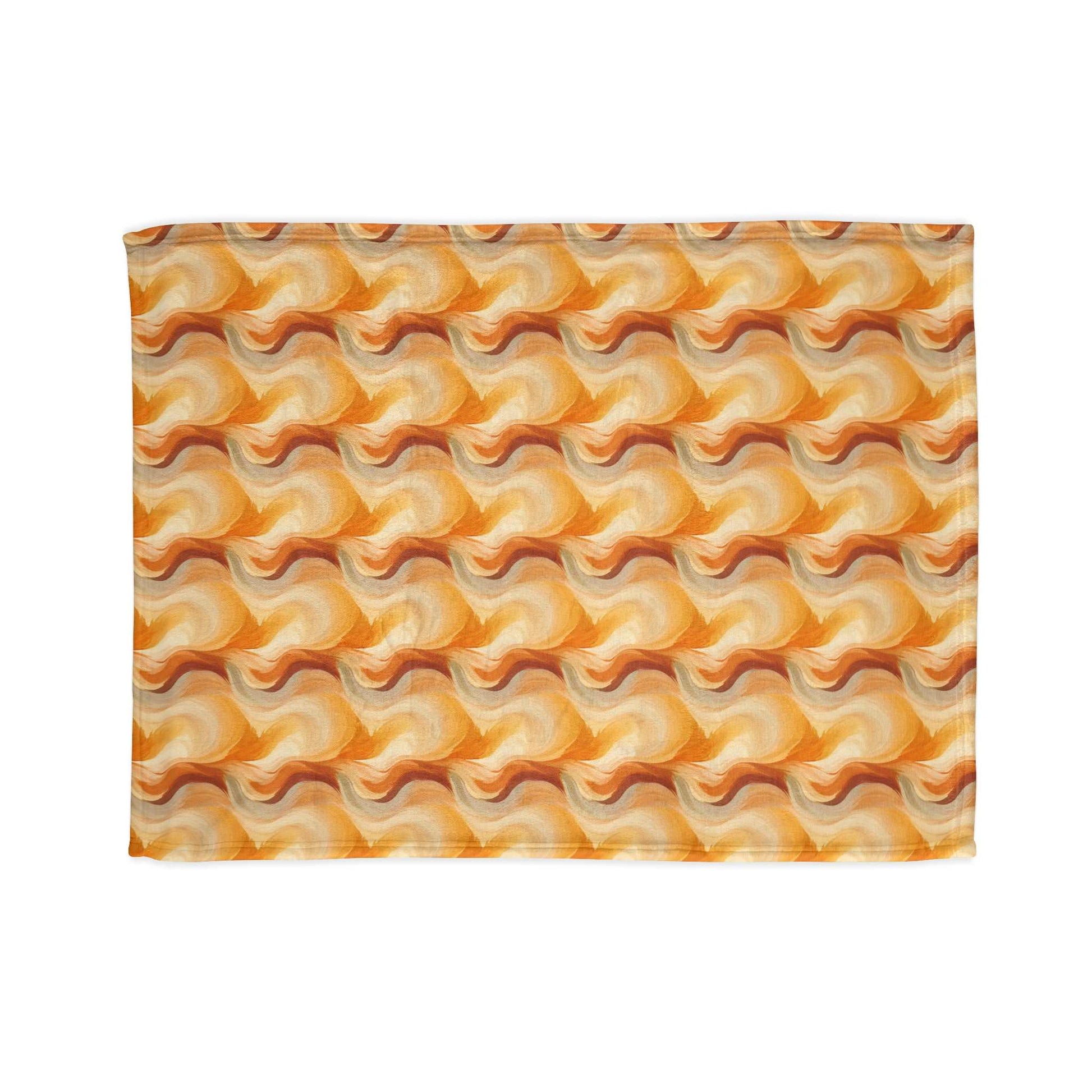 Amber Waves: The Breath of Autumn - The Ideal Throw for Sofas - Pattern Symphony