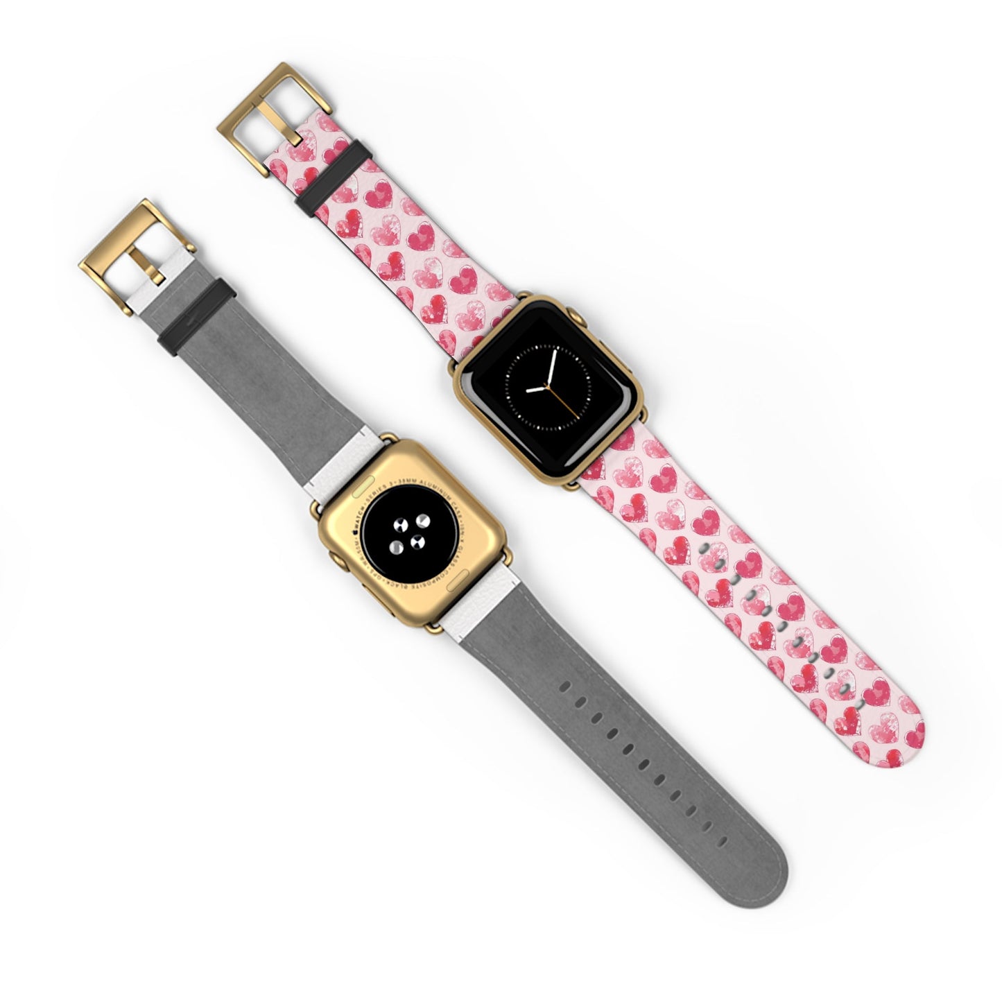 Blotted Love: Blush Strokes - Apple Watch Strap - Pattern Symphony