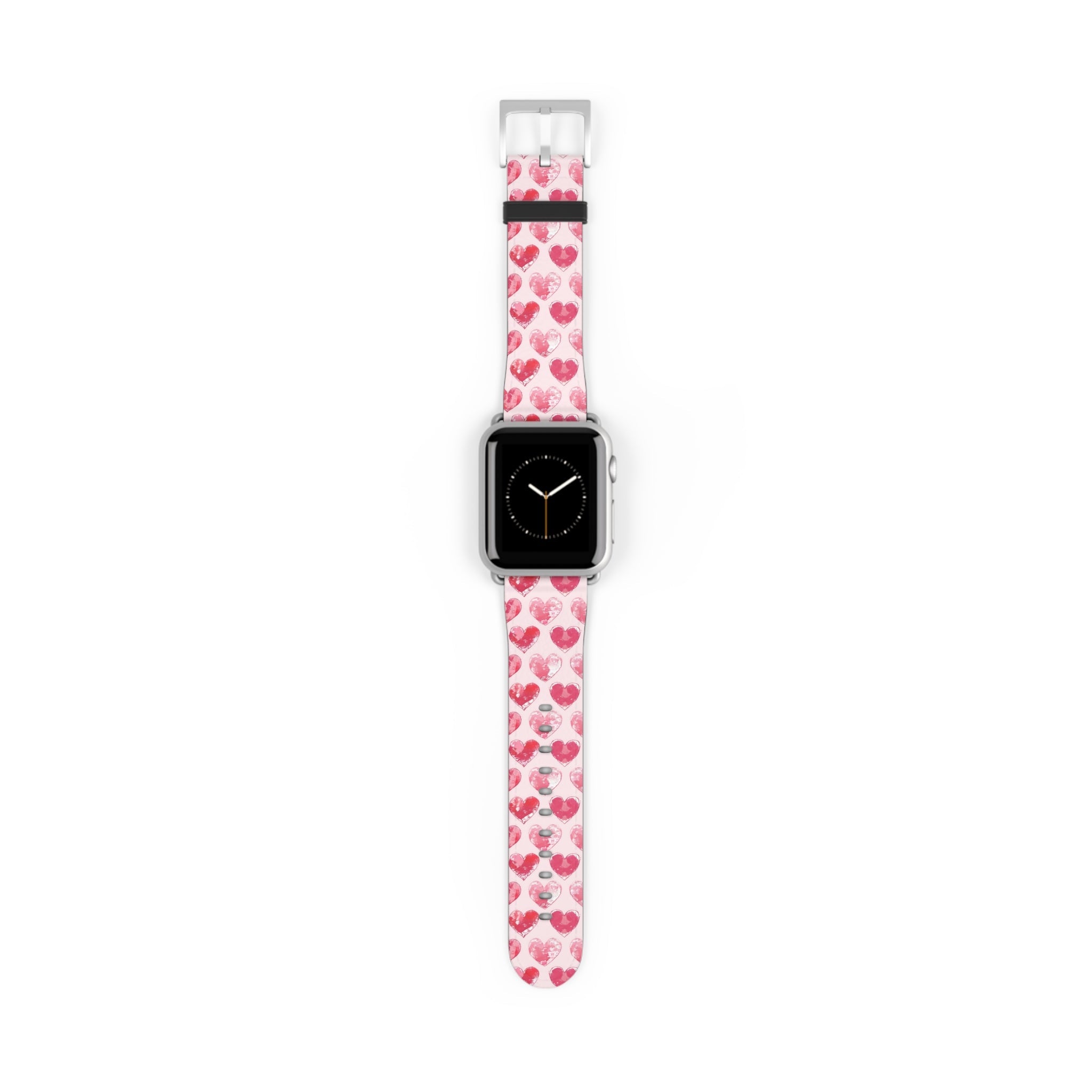 Blotted Love: Blush Strokes - Apple Watch Strap - Pattern Symphony