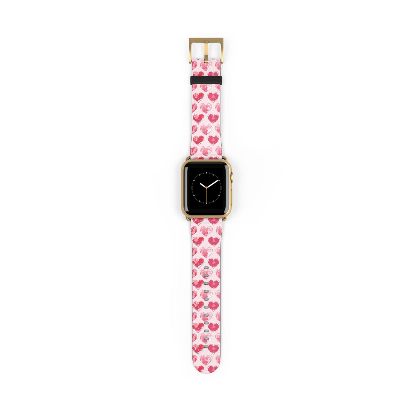 Blotted Love: Blush Strokes - Apple Watch Strap - Pattern Symphony