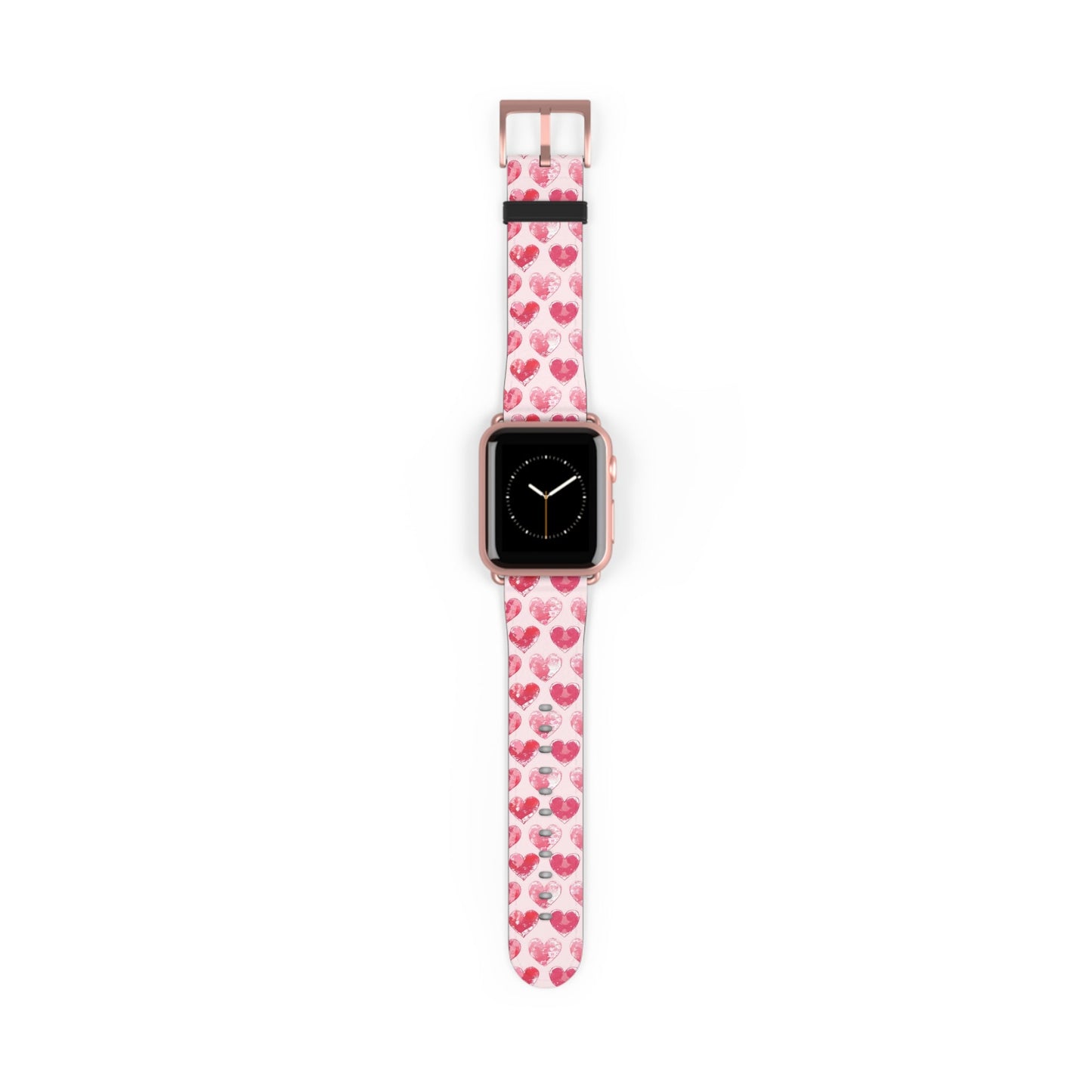 Blotted Love: Blush Strokes - Apple Watch Strap - Pattern Symphony