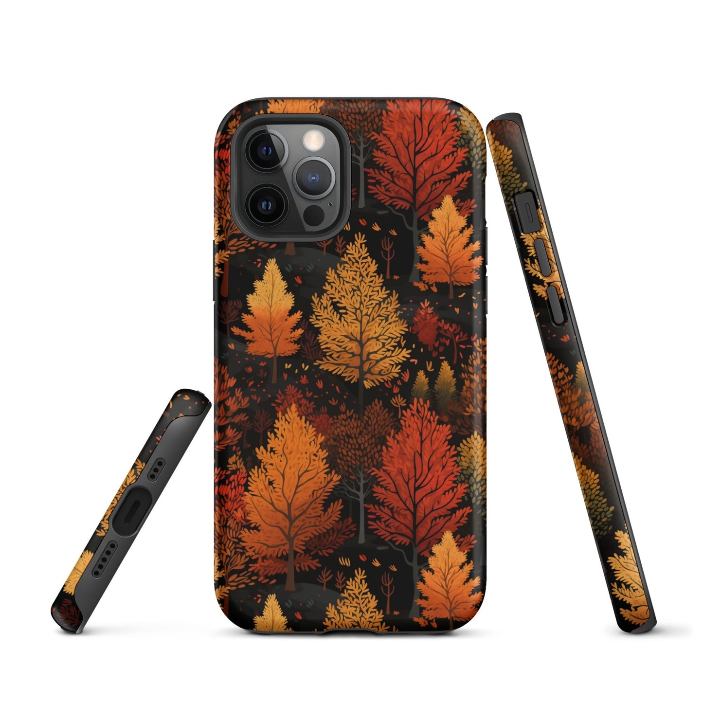 Bronzed Forest - A Chromatic Landscape - iPhone Case - Pattern Symphony