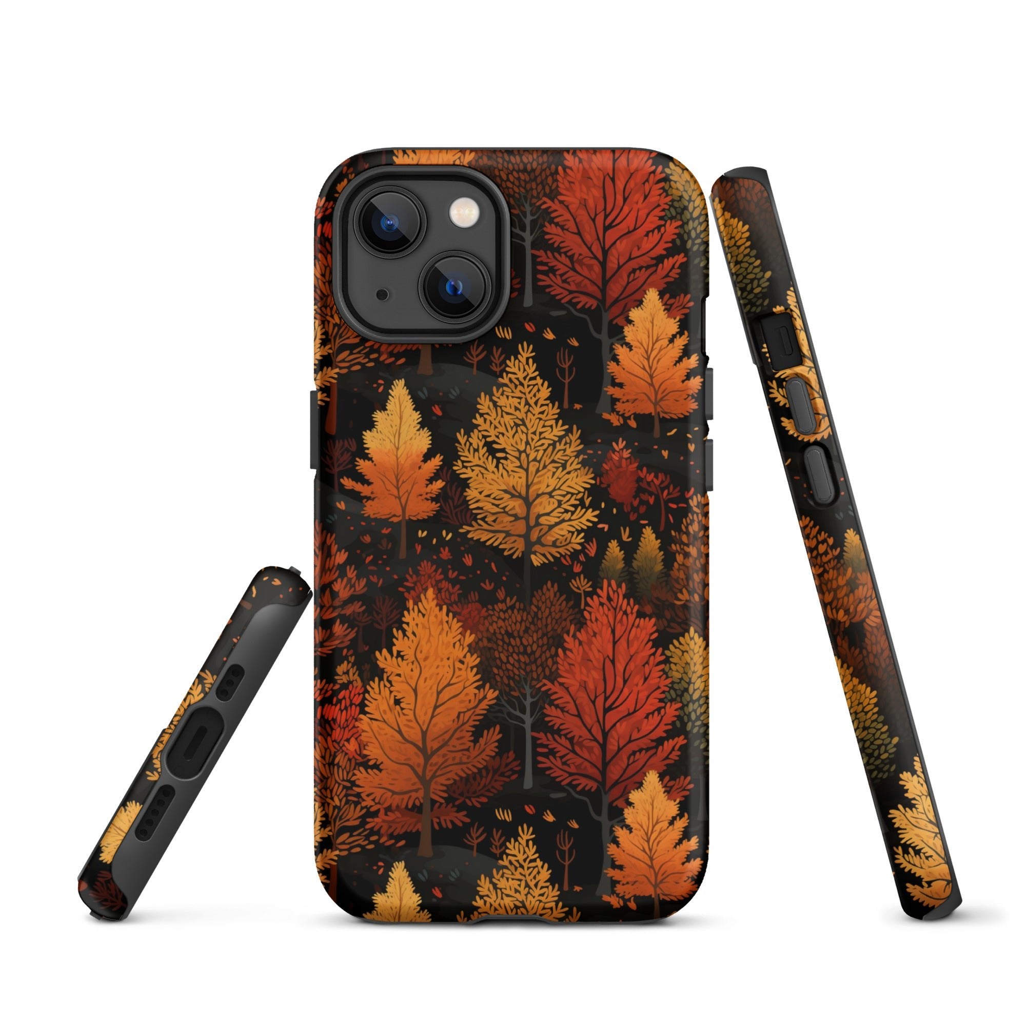 Bronzed Forest - A Chromatic Landscape - iPhone Case - Pattern Symphony