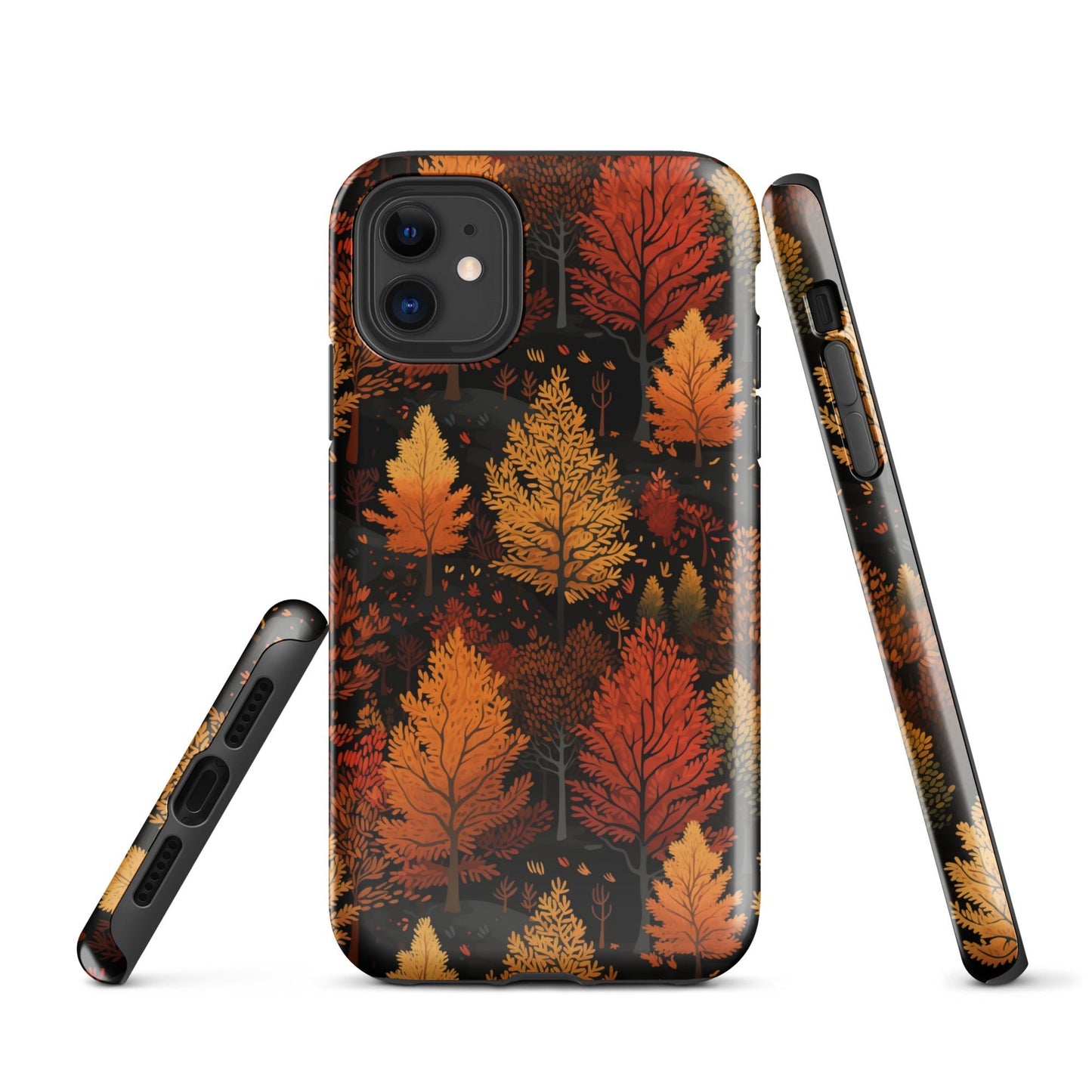 Bronzed Forest - A Chromatic Landscape - iPhone Case - Pattern Symphony