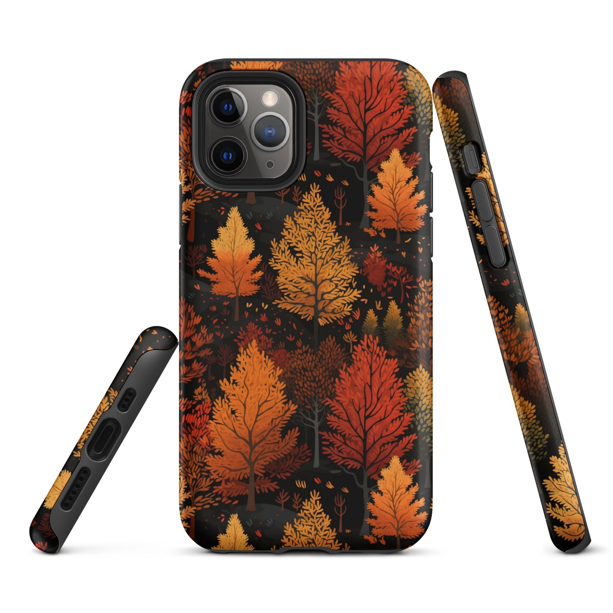 Bronzed Forest - A Chromatic Landscape - iPhone Case - Pattern Symphony